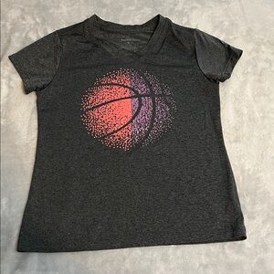 Reebok Graphic Basketball T-Shirt - Charcoal